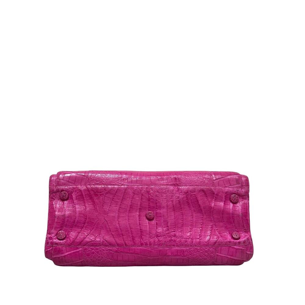 Nancy Gonzalez Pink Crocodile Tote - Picture 4 of 8